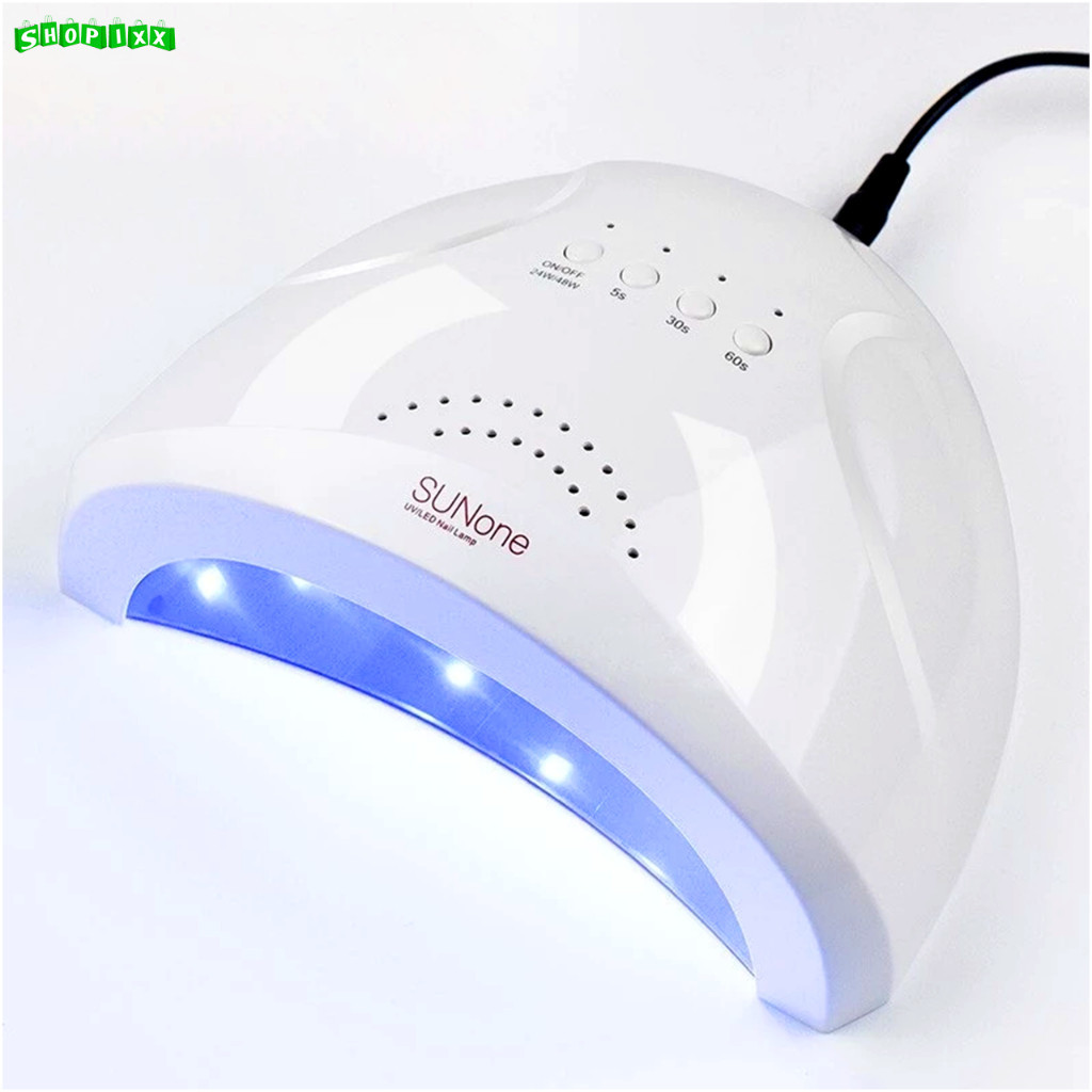 2x Cabine Estufa Forninho Sun One LED UV 48w Bivolt De Unhas Nail Designer Manicure