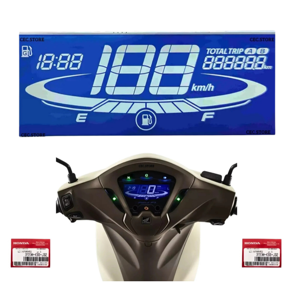 DISPLAY LCD DIGITAL PAINEL BIZ 125 - 2018 2019 2020 2021 2022 2023 E 2023