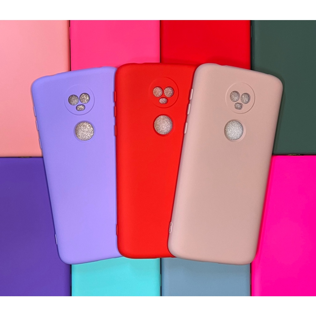 Capa para Motorola Moto G7 / G7 plus / Capa + Pelicula 3D ou So 1 Capinha Aveludada Case
