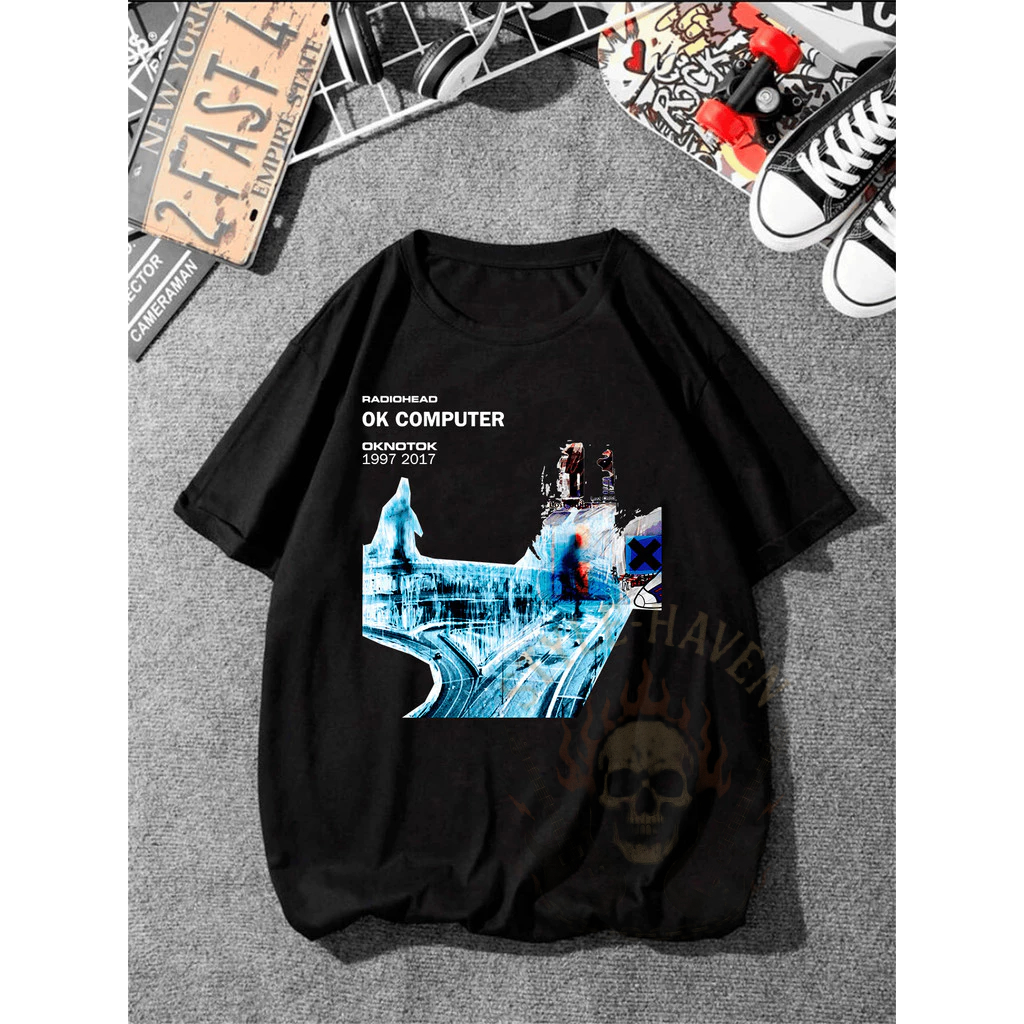 Camiseta Banda Radiohead Rock Camisa 100% Algodão Unissex Lançamento - Envio Rápido