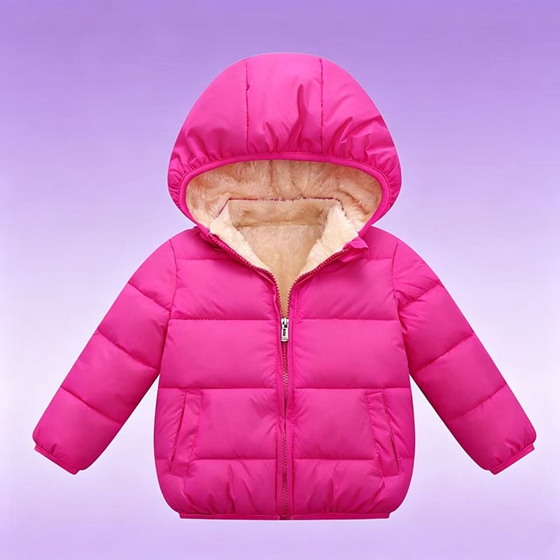 Casaco Com Capuz Para Crianças Casacos De Inverno Espessos Meninos Meninas Roupas Fato De Neve