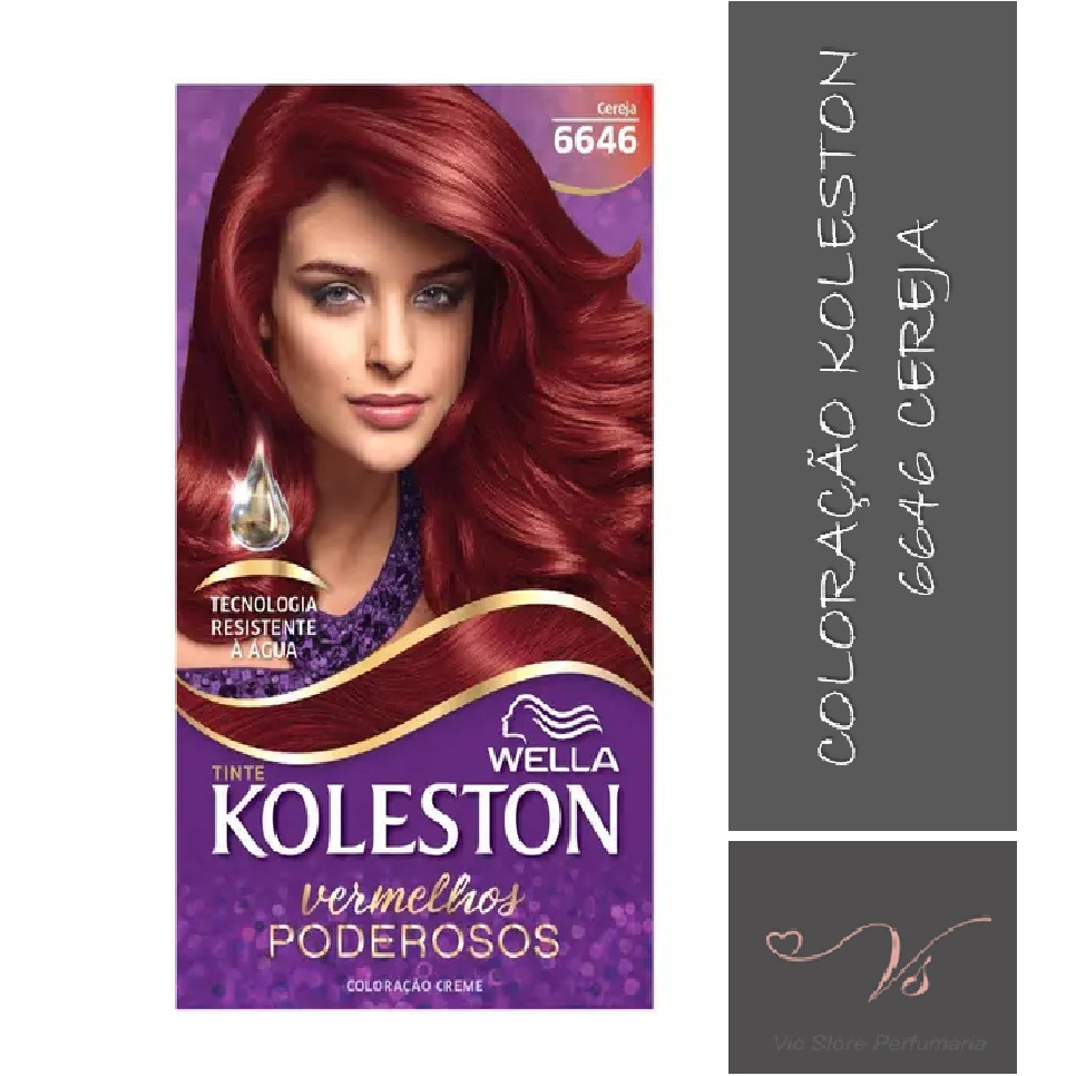 Tintura Koleston Vermelhos Poderosos - 6646 Cereja