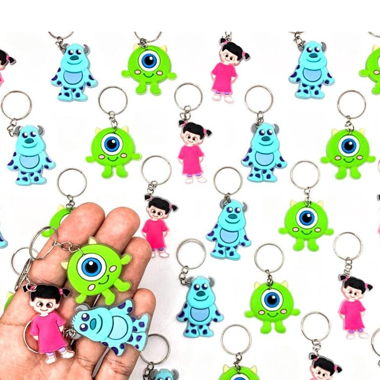 Monstro Sa 10un Chaveiro  Boo Mike Sulivan Baby  Borracha Tema Aniversário Novidade Lembrancinha