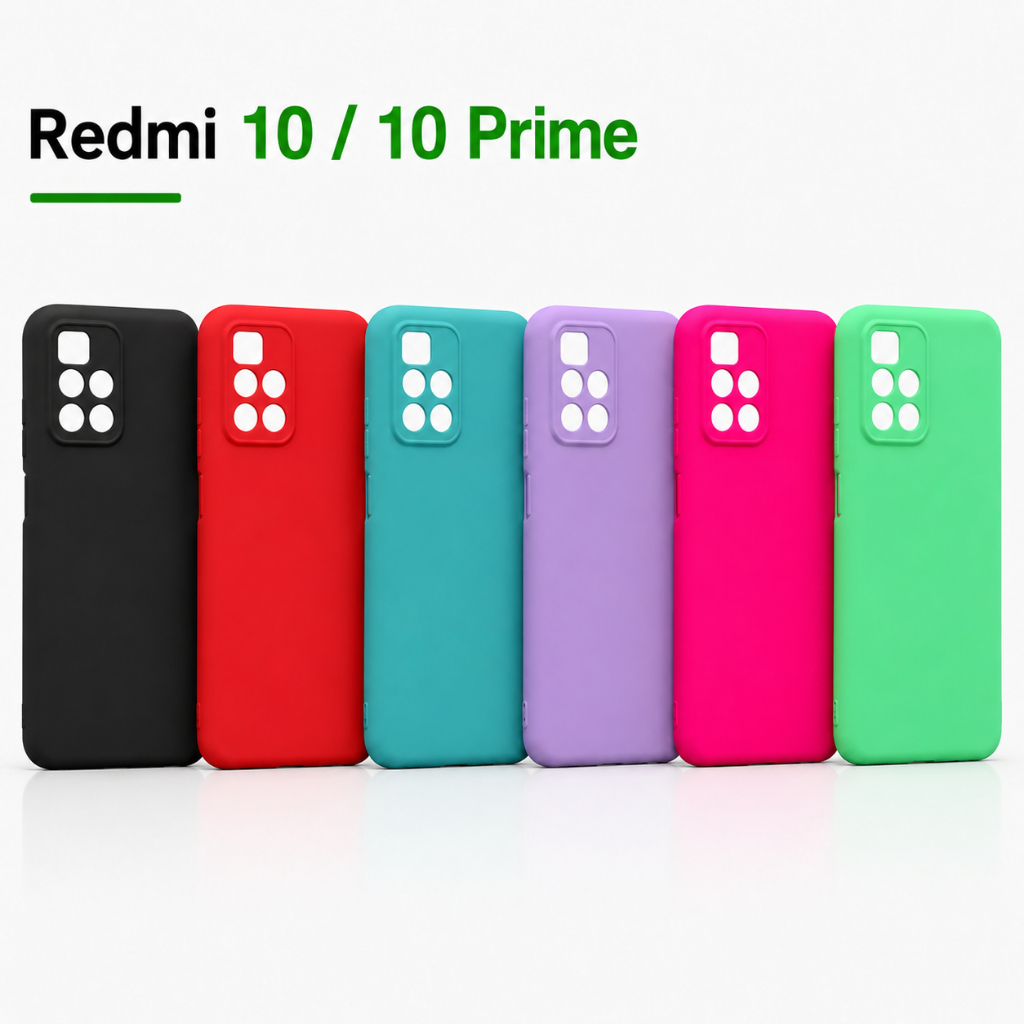 Capa Para Xiaomi Redmi 10 / Redmi 10 Prime Silicone Aveludada Capinha de Celular