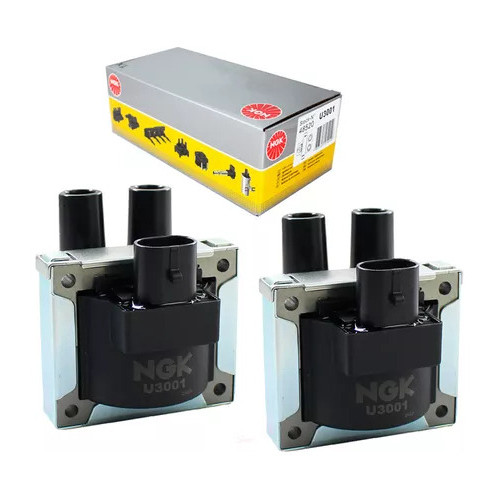 Kit 02 Bobina De Iginção Palio 1.6 8v Novo Original Ngk