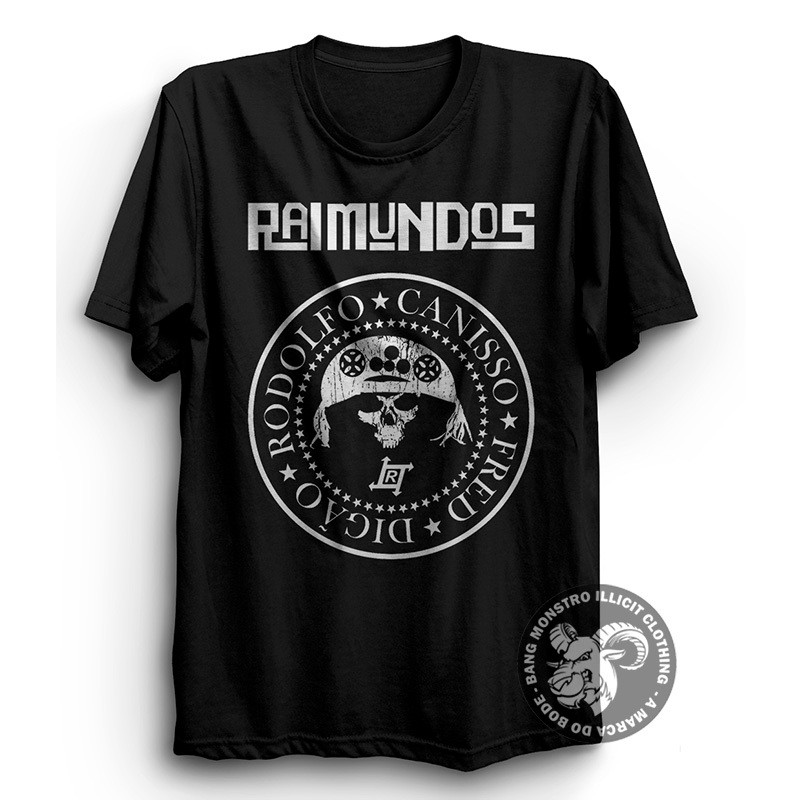 Camiseta Raimundos Blusa De Rock Unissex 100% Algodão