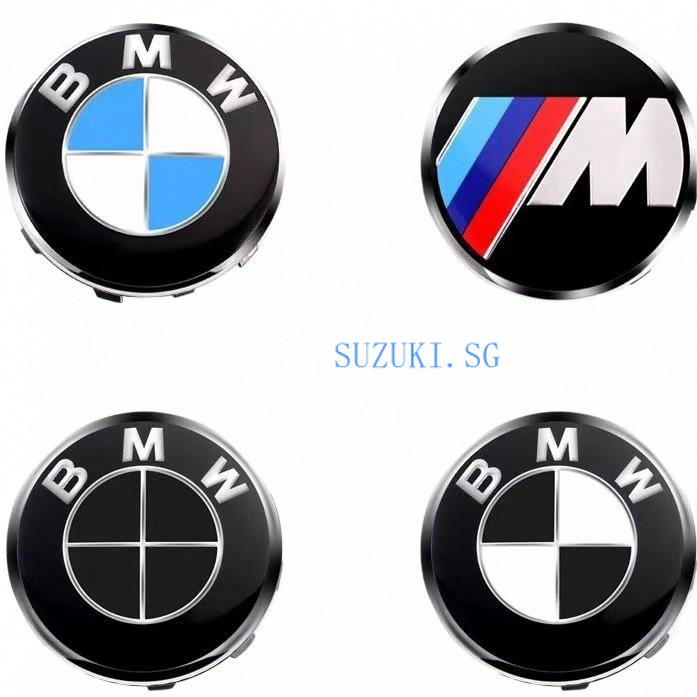 Apropriado Para A Tampa Do Cubo De Roda BMW 68mm Azul Branco Preto E 56mm Logotipo Da Plástica