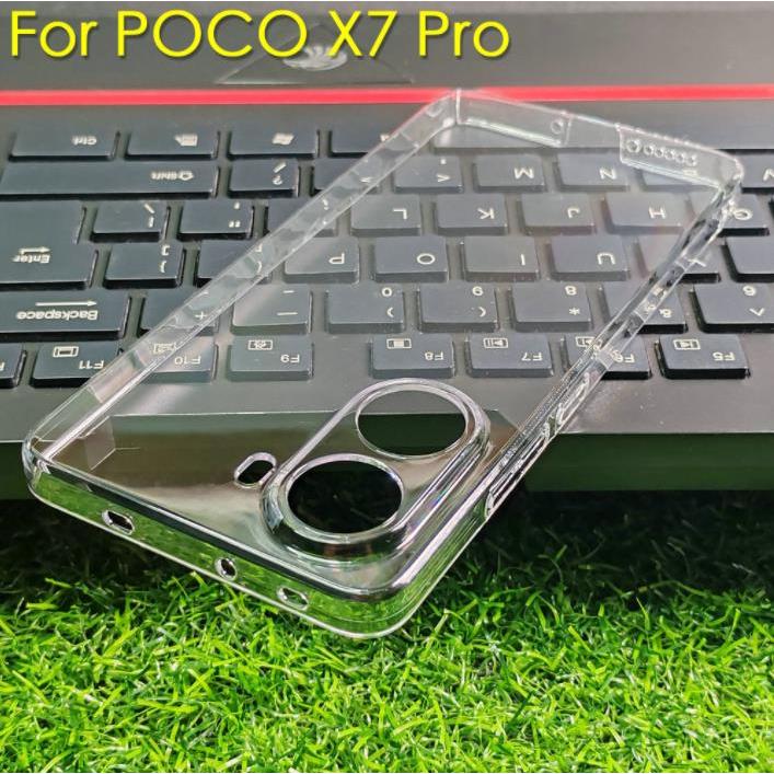Cristal Duro PC Claro Caso Capa Para Xiaomi Poco F6 X7 Pro Transparente À Prova De Choque De Telefone