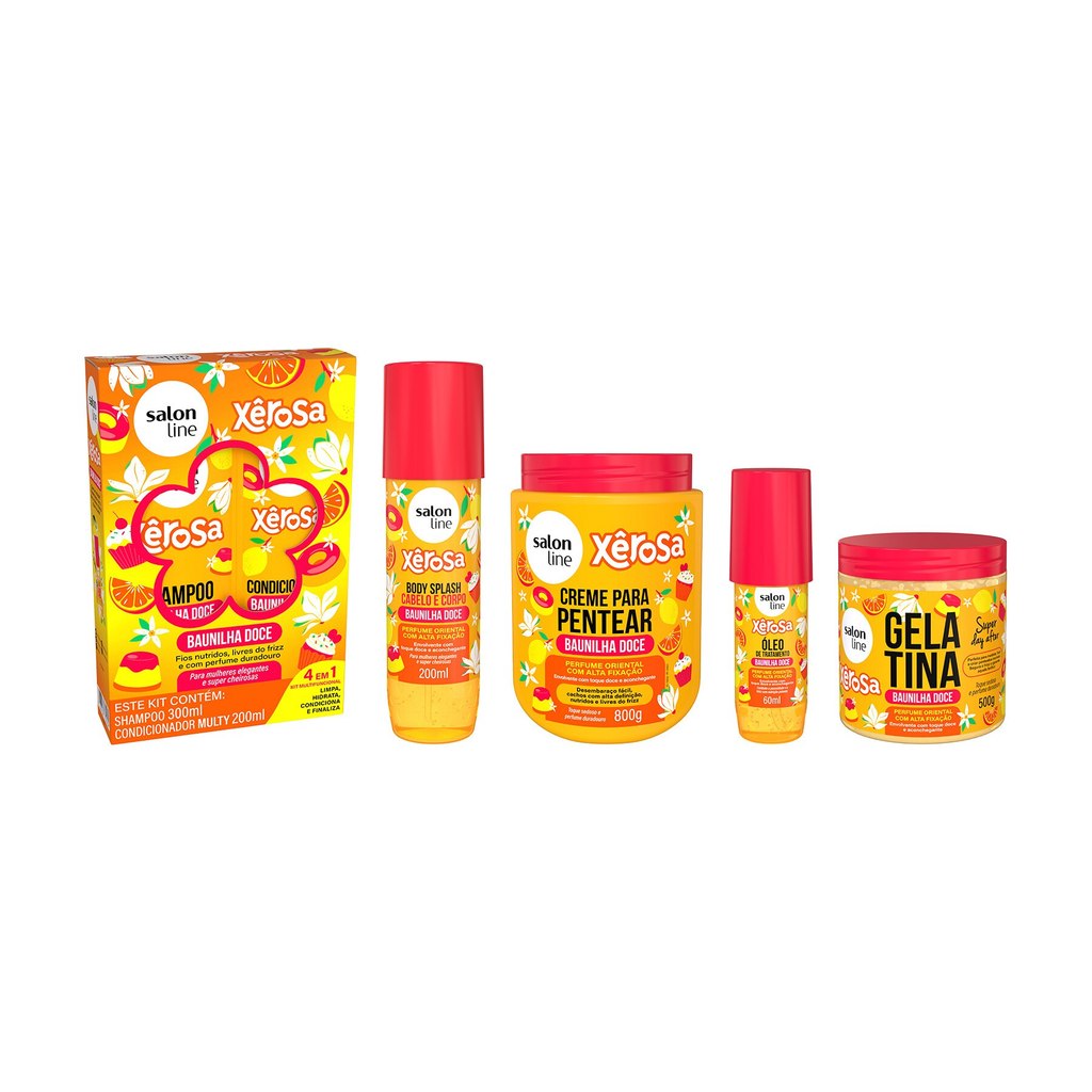 Kit Completo Xêrosa Baunilha Doce