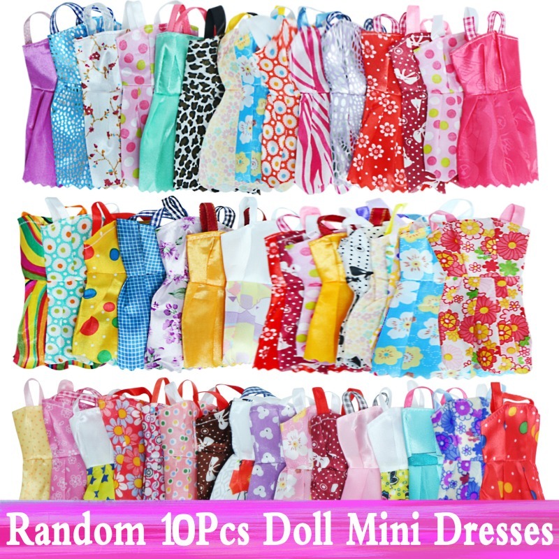 20-p iece Acessórios Para Bonecas Presente St-10 Mini Vestidos , 6 Colares , 4 Copos Boneca De 11.5 Polegadas-Halloween/