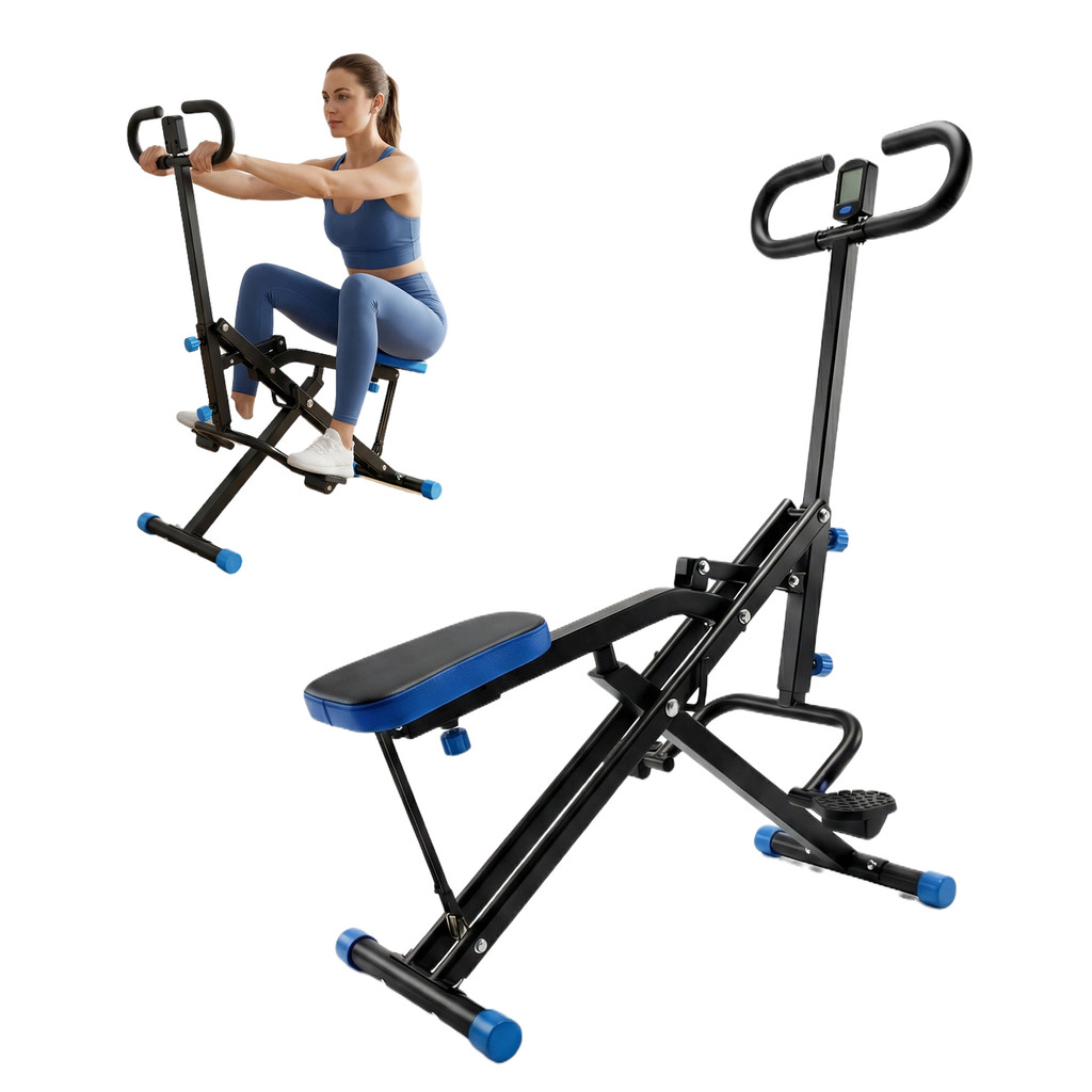 HEROI Máquina de Cavalgada e Agachamento,Equipamento de Fitness para Glúteos e Costas+Até 150kg