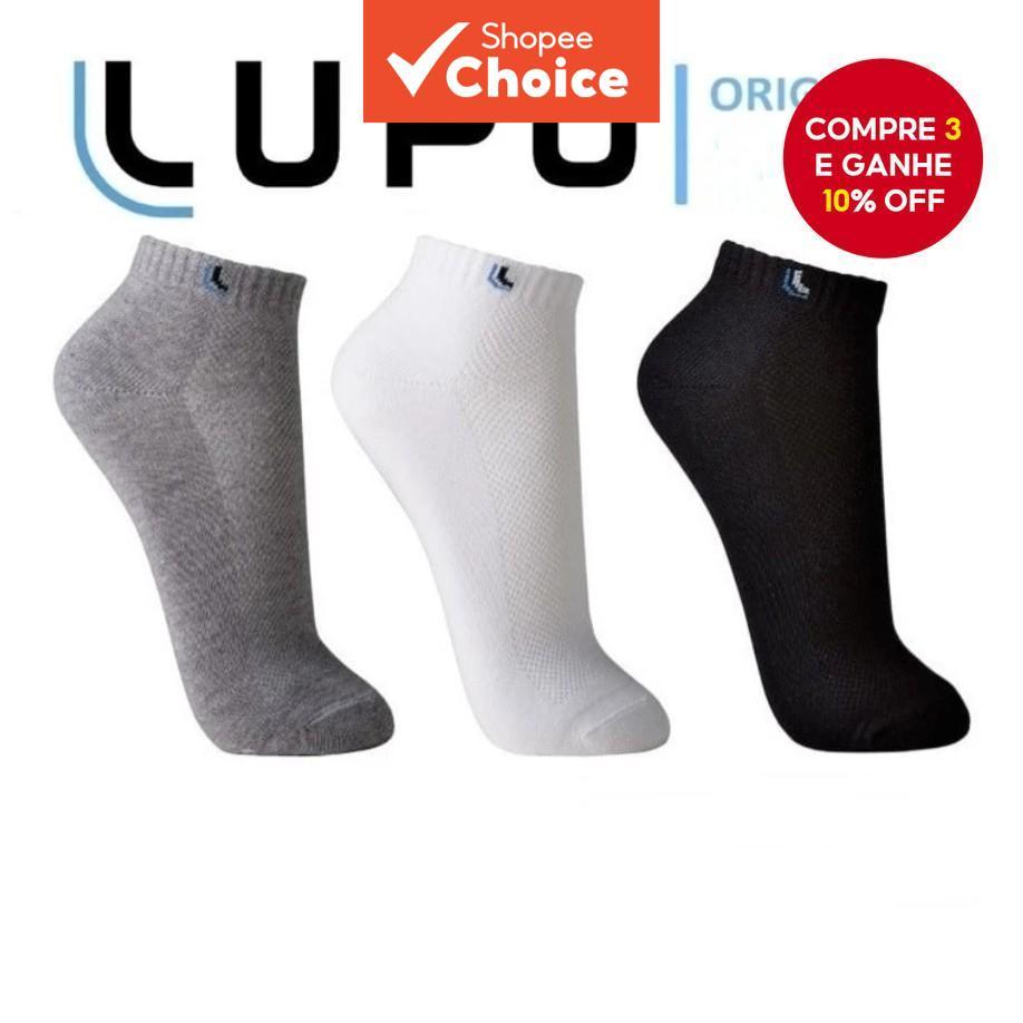 Conjunto De 6 Pares De Meias Lupo Low-Cut-Algodão Original Com Logo Medyas Para Homens E Mulheres | Diário , Esporte Neg