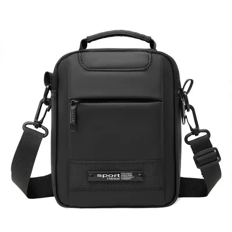 Bolsa Transversal Masculina Multifuncional Impermeável Mochila de Ombro e Mão 3 em 1 Slim