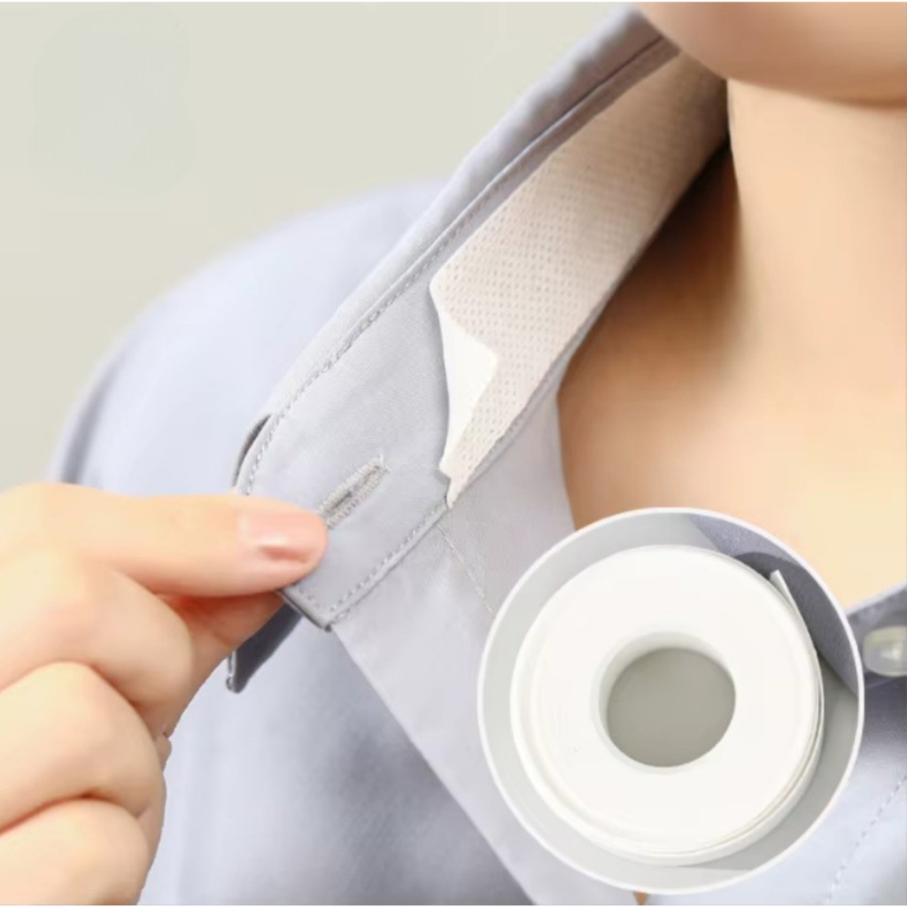 Fita Adesiva 8m Autocolante De Pescoço Colarinho Descartável Chapéu De Camisa Masculina Anti-Suor