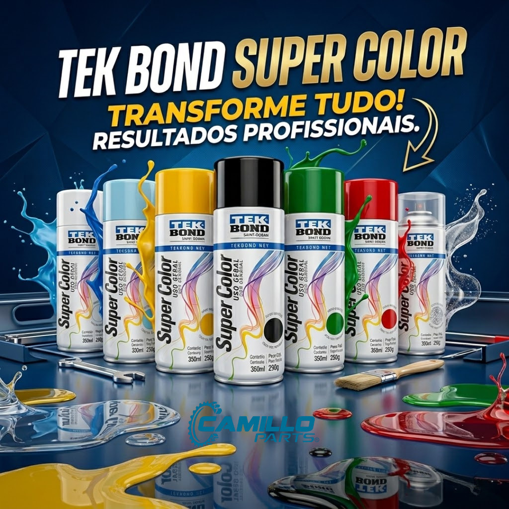 TINTAS SPRAY TEKBOND USO GERAL VARIAS CORES 350ML