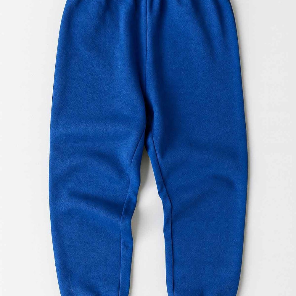 Calça Moletom Peluciada Básica  - Azul Royal