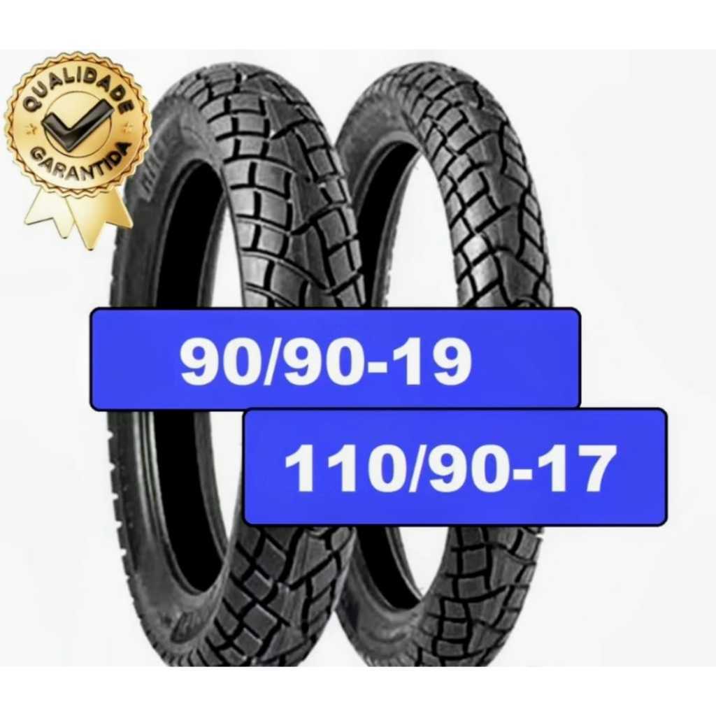 Pneu Para Motos  DIANTEIRO TRASEIRO Borracha PREMIUM 110/90-17  90/90-19 Tr300 Bros150 Bros 160  XRE