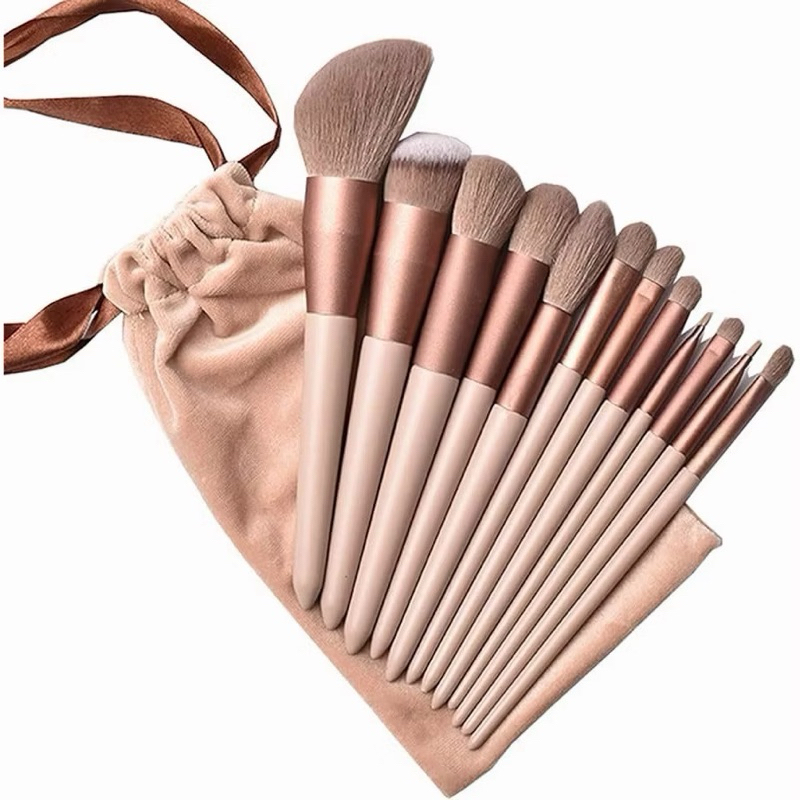Kit 13 Pçs Pincéis De Maquiagem Contorno Kabuki Profissional-envio imediato