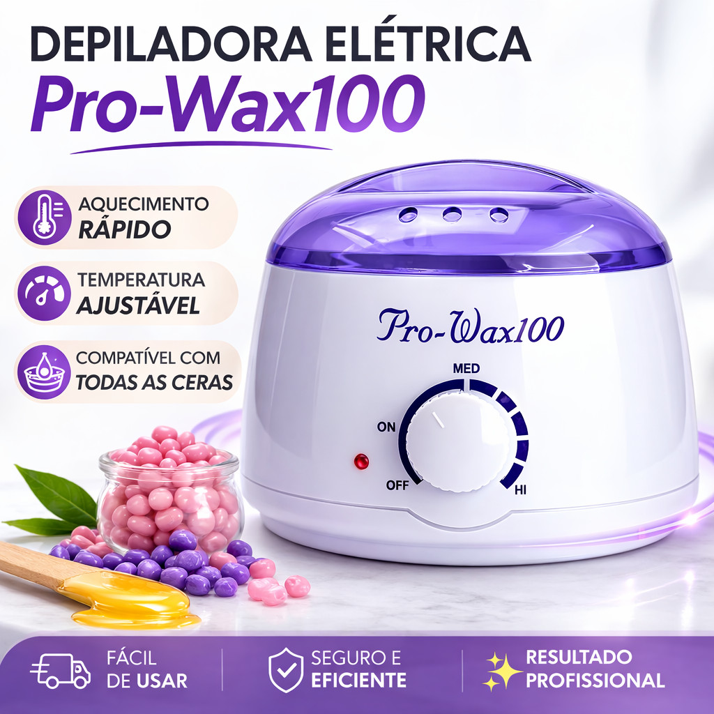 Aquecedor Elétrico de Cera Quente Panela Profissional para Depilação