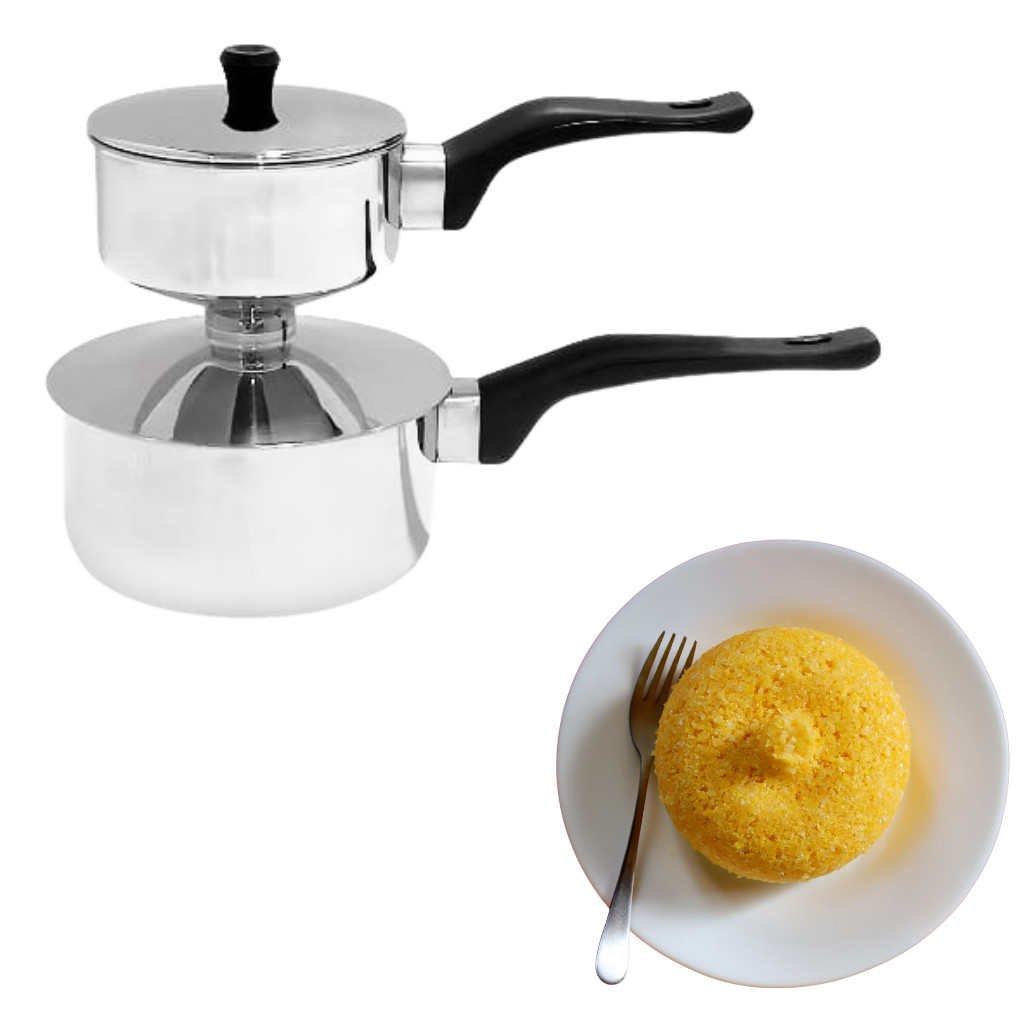 ? Cuscuzeira Inox 13cm 590ml para Indução ou Gás –Porção Individual Nordestina Peito de Moça Cuscuz de Caminhoneiro ✨?