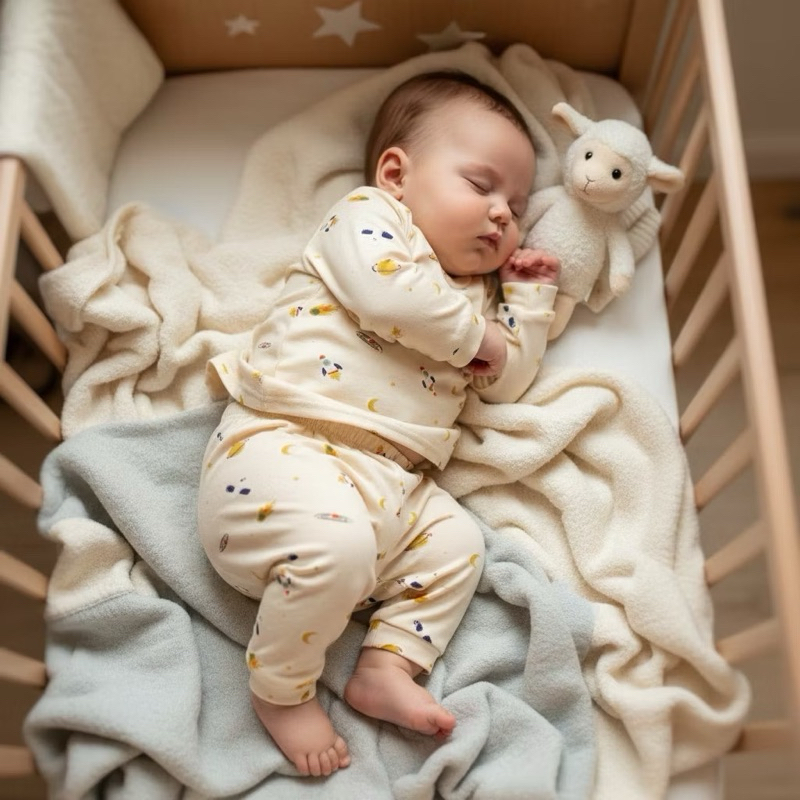 Conjunto Pijama Bebê Menino Menina Manga Longa 0 a 3 meses  6 a 9 meses Confortavel pijamas
