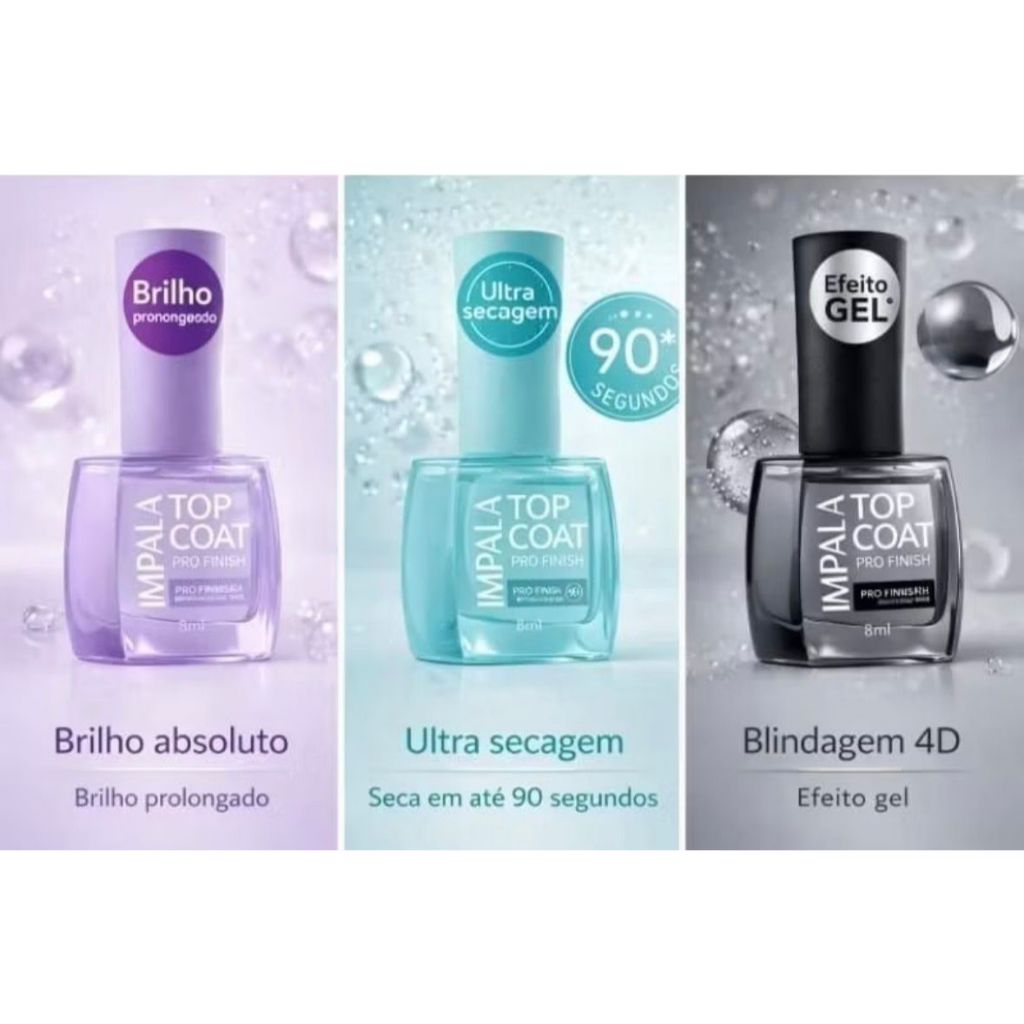 Esmalte Impala Top Coat Pro Finish 8,8ml