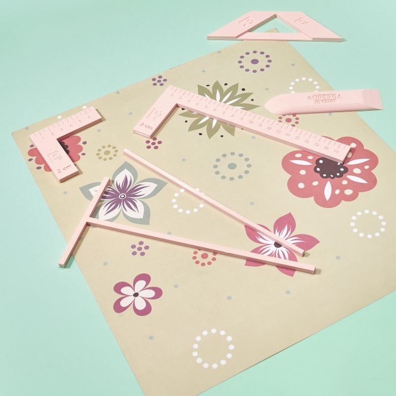 Kit de Réguas para Encadernação e Cartonagem – Ferramentas de Precisão para Scrapbook e Artesanato