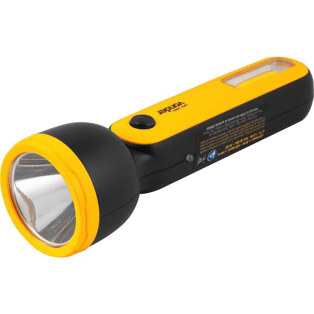 Lanterna recarregável, 80-100 lúmens, bateria de lítio, LRV 100L - VONDER