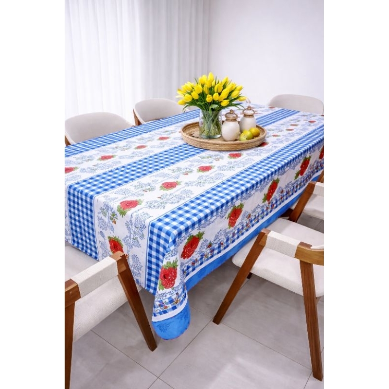 Toalha de Mesa, Forro 1,40x2,00 Tecido Orfox| 6 cadeiras| Estampadas