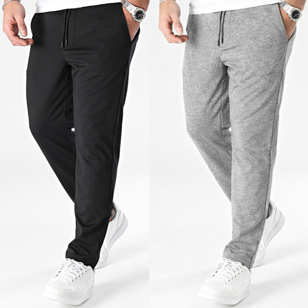 KIT 2 CALÇA DE MOLETOM PELUCIADA MASCULINO GROSSA COM BOLSO