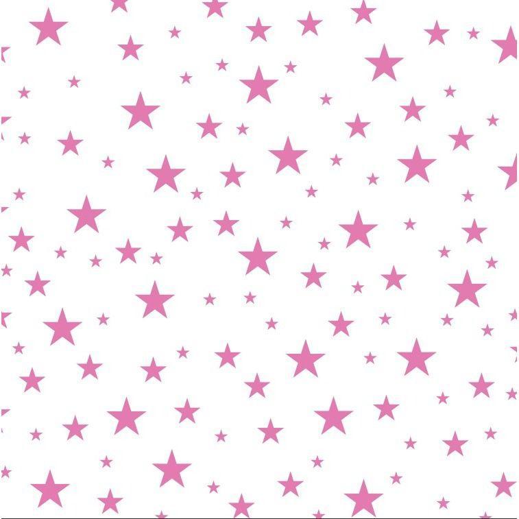 TNT estampado Estrelas Rosa (Compre por metro) - Supper