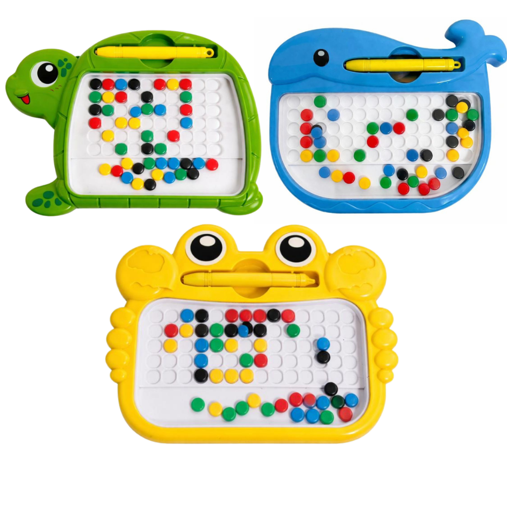 Lousa Magnética Infantil Mini com Caneta  Brinquedo Educativo Coordenação e Criatividade
